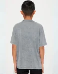 Mini Simpson Embroidered Gray T-shirt (1)