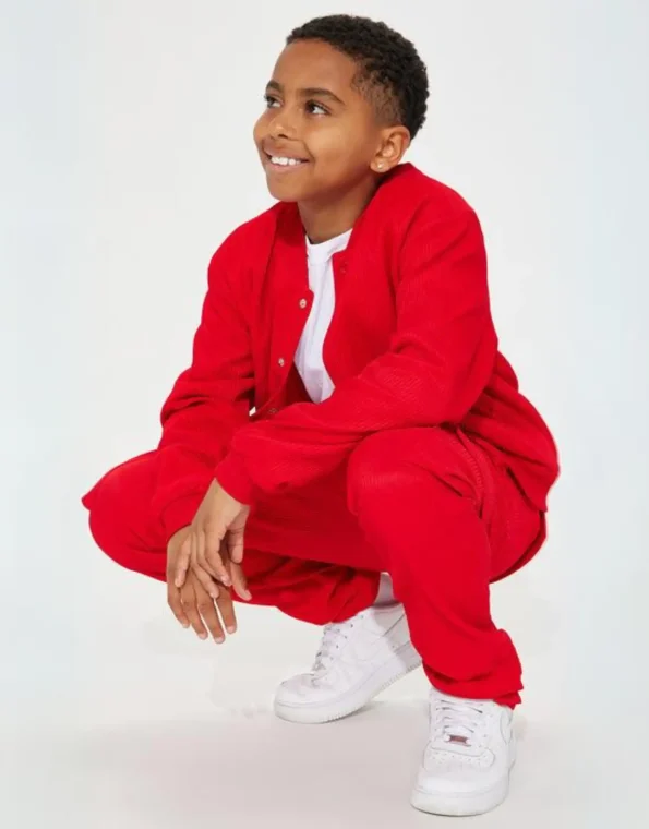 Mini Show Up Boys' Bomber Jacket Red Side