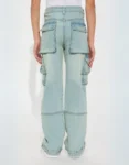 Vintage Cargo Blue Denim Jeans Full