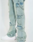Vintage Cargo Blue Denim Jeans Full